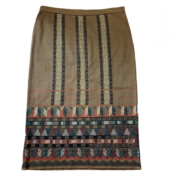 Peruvian Connection Dresses & Skirts - Peruvian Connection Aztec Midi Skirt